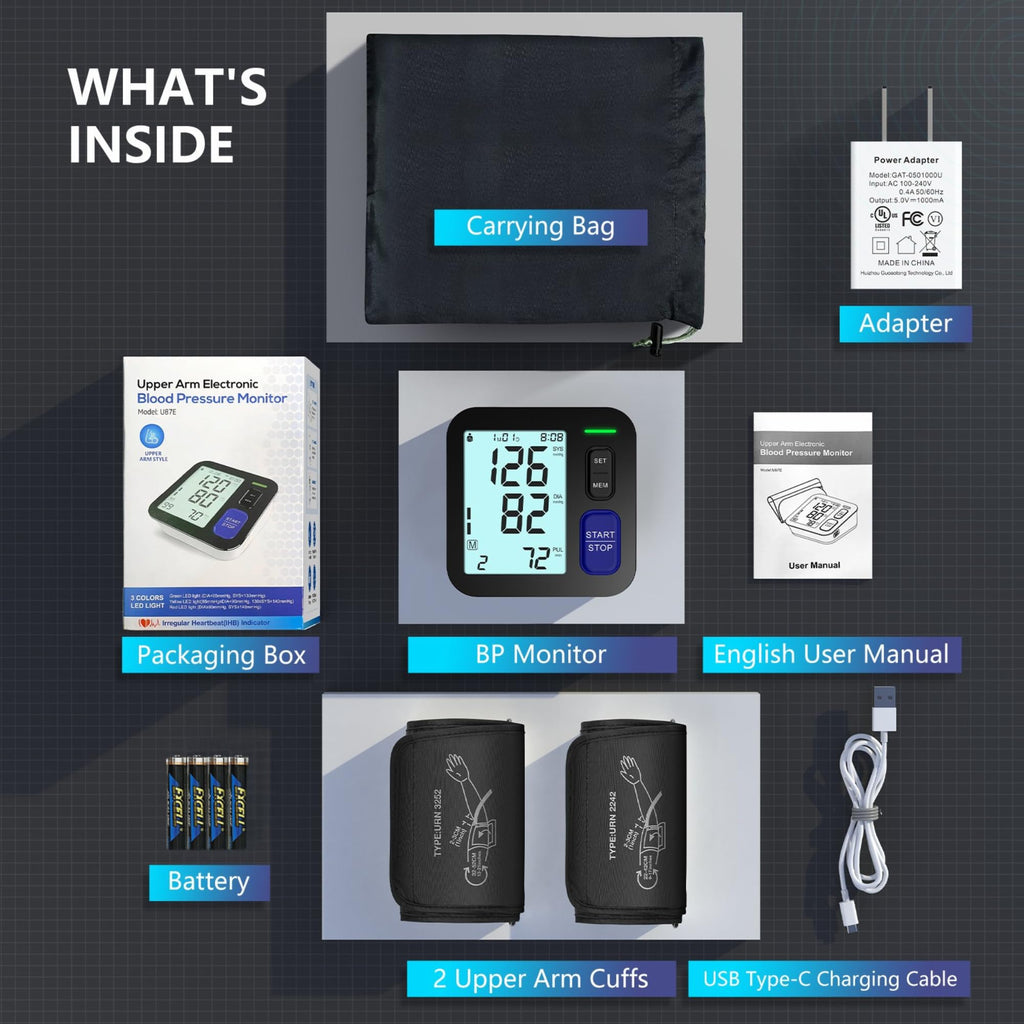 Automatic Digital Blood Pressure Machine with 2 Size Cuffs L141097