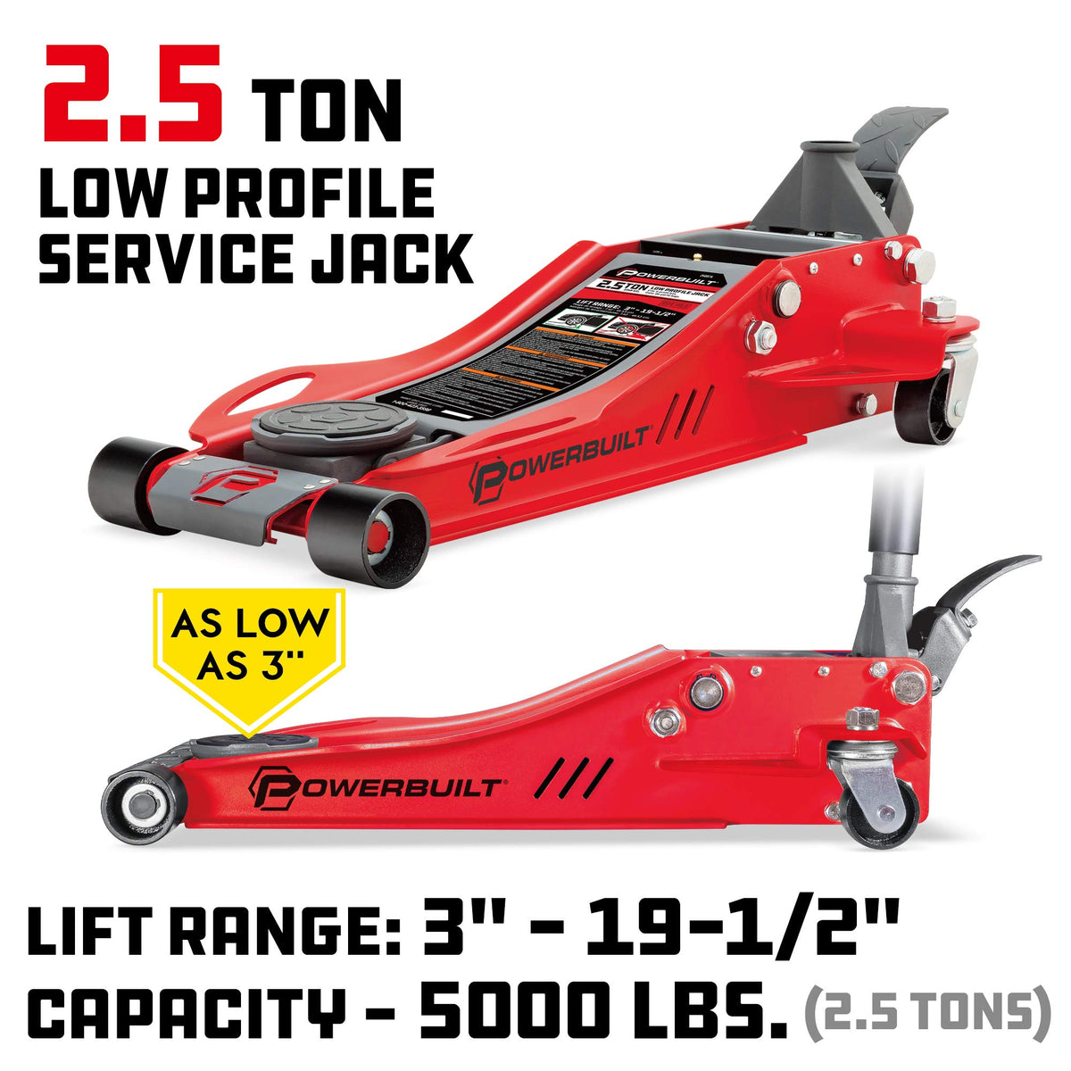 2.5 Ton Low Profile Fast Lift Floor Jack R447347
