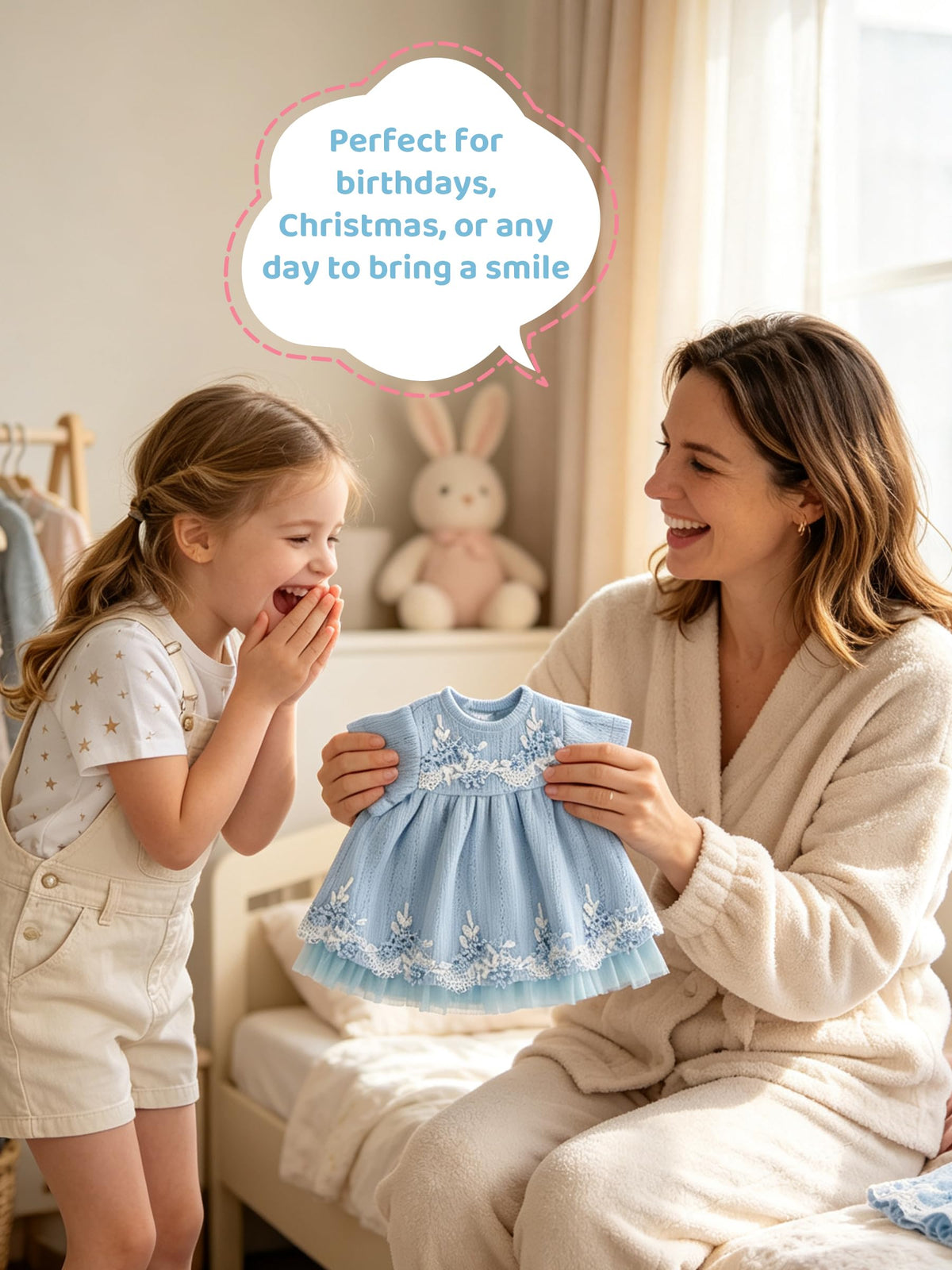 Blue Baby Doll Clothes 17-20 Inches R11977