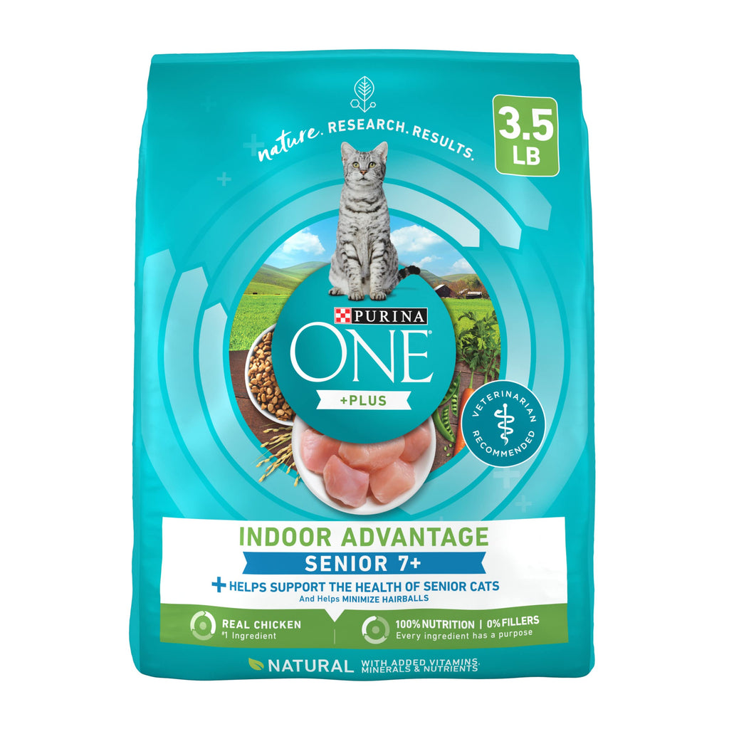 Senior Dry Cat Food 3.5 lb Bag I25395