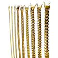 14K Yellow Gold Miami Cuban Chain 2mm-16mm D740105
