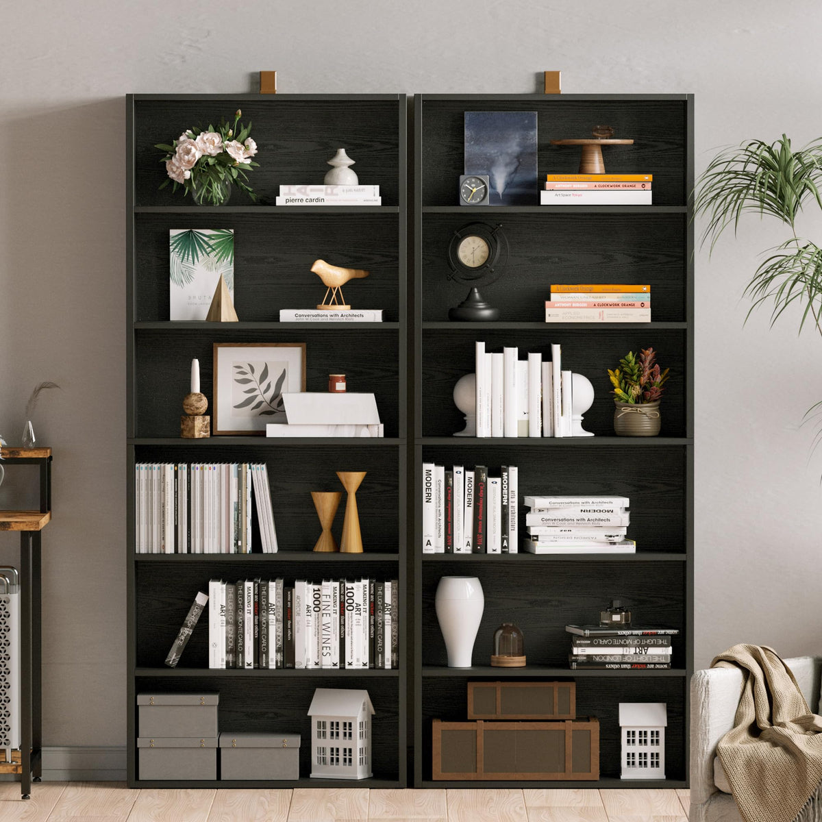 70" Tall 6 Tiers Bookshelf Z4423