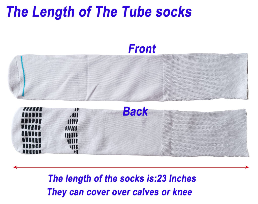 Knee High Sock Liner for Orthopedic Walking Boots Q993736