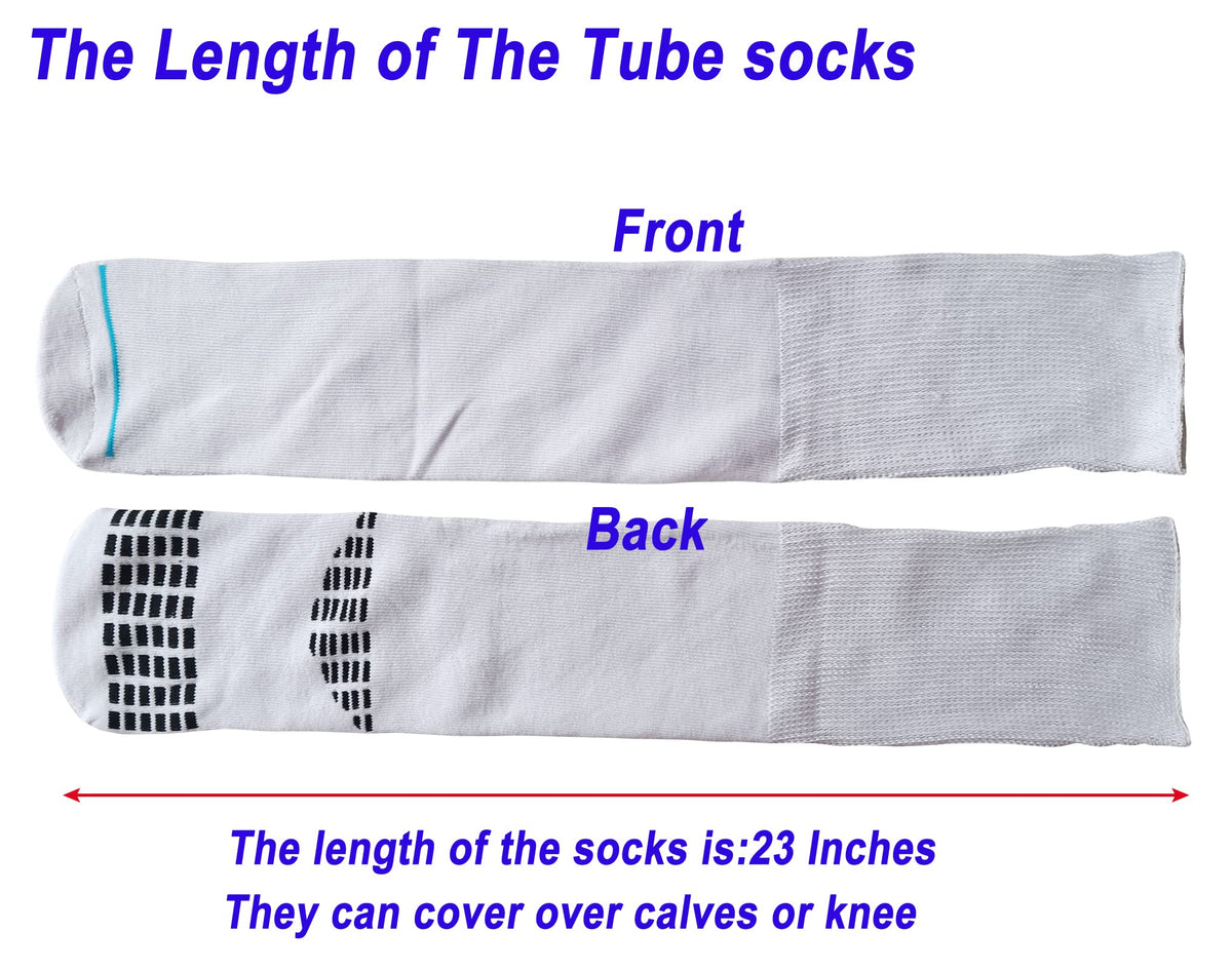 Knee High Sock Liner for Orthopedic Walking Boots Q993736