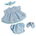 Blue Baby Doll Clothes 17-20 Inches R11977