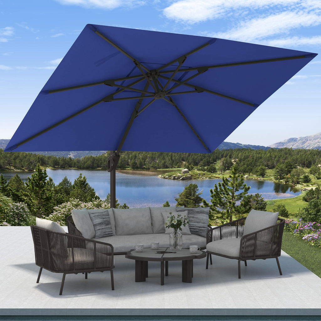 9' X 12' Rectangular Cantilever Patio Umbrella Y207