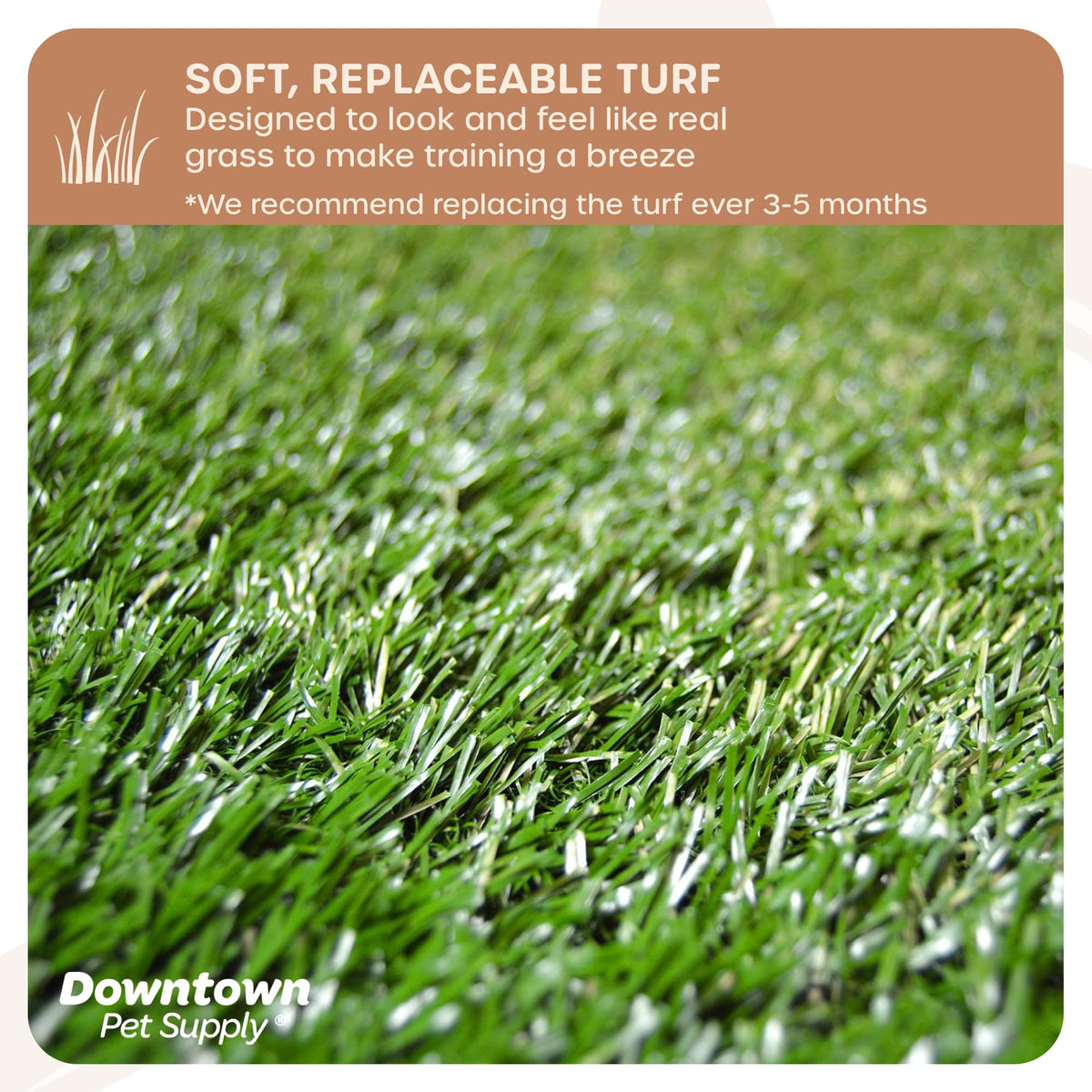 Dog Grass Pad with Tray 20 x 25 B87869