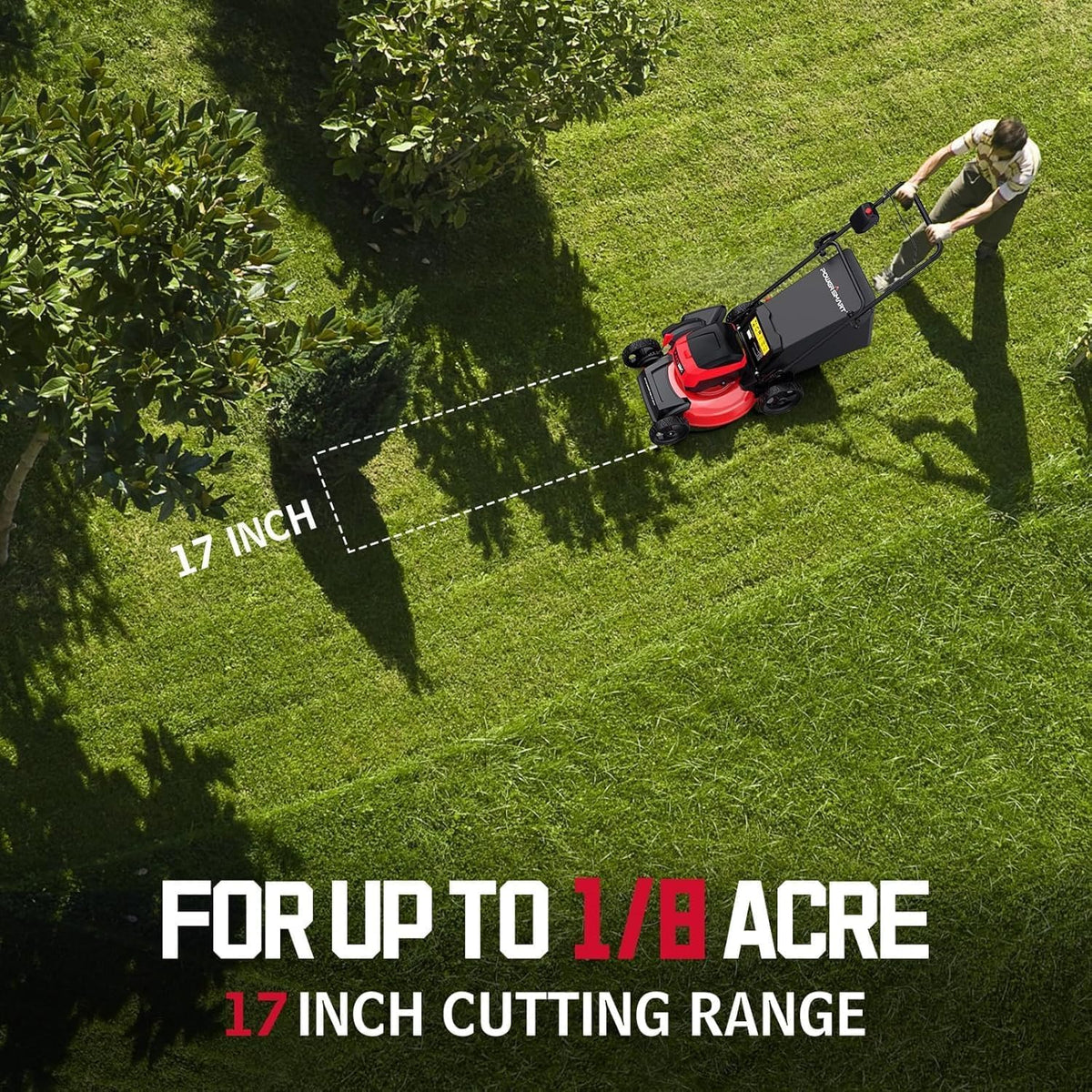 Electric Cordless Lawn Mower 17" 40V X147