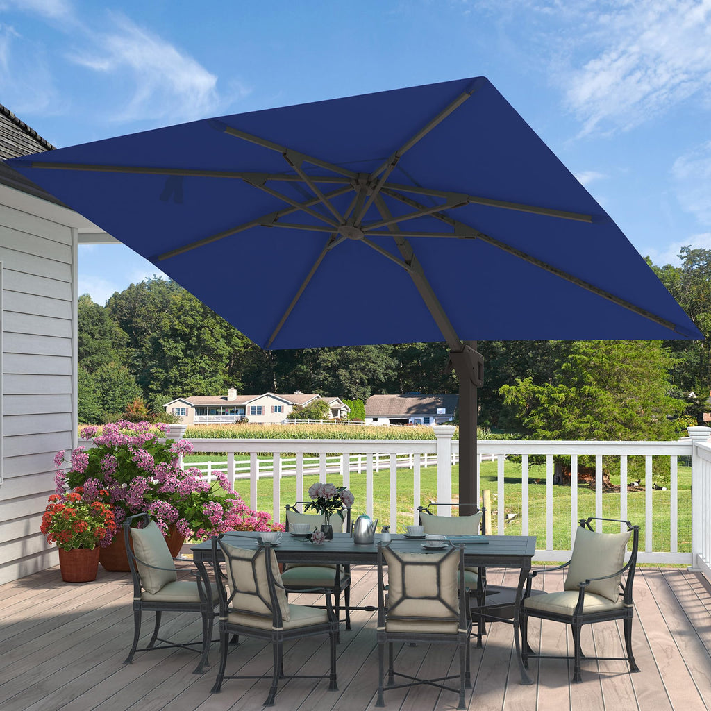 9' X 12' Rectangular Cantilever Patio Umbrella Y207