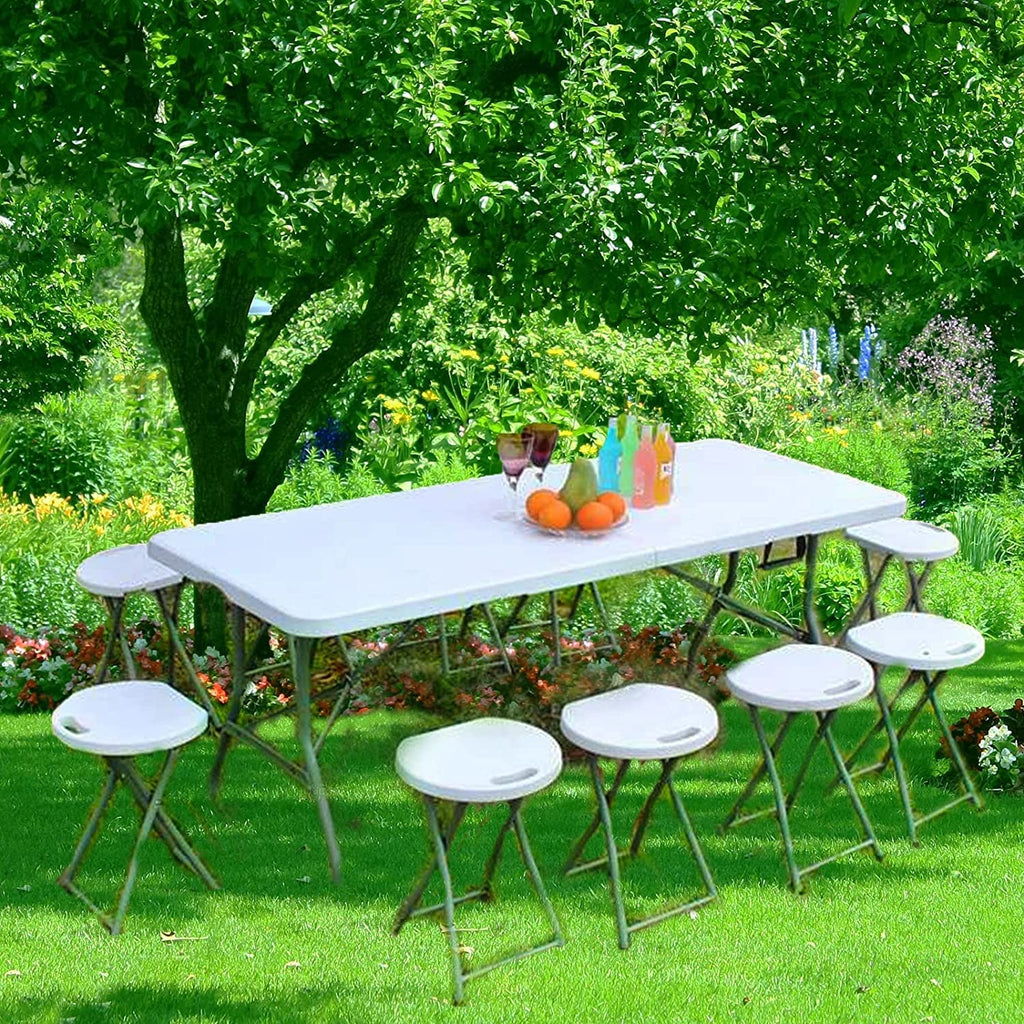 White Folding Table J549335