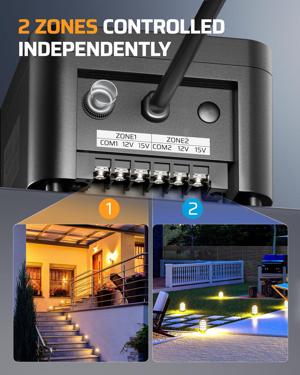 300W WiFi Low Voltage Landscape Transformer J937