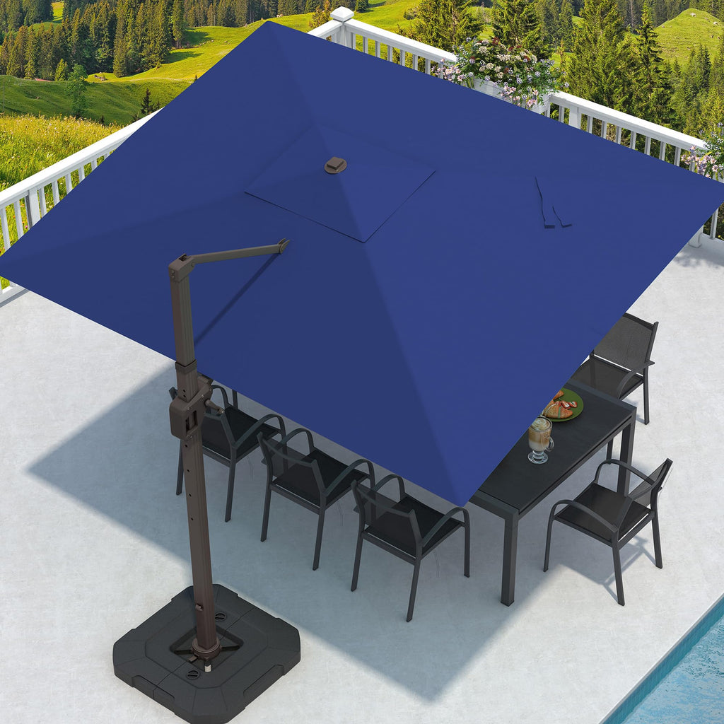 9' X 12' Rectangular Cantilever Patio Umbrella Y207