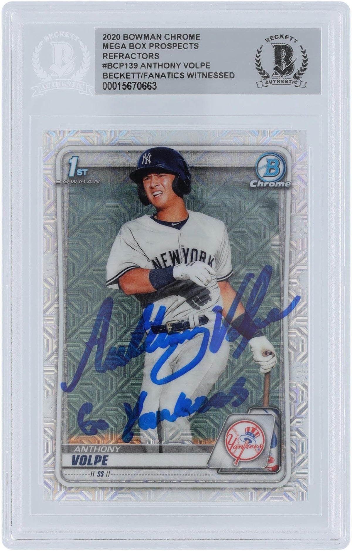Autographed Baseball Card D80055