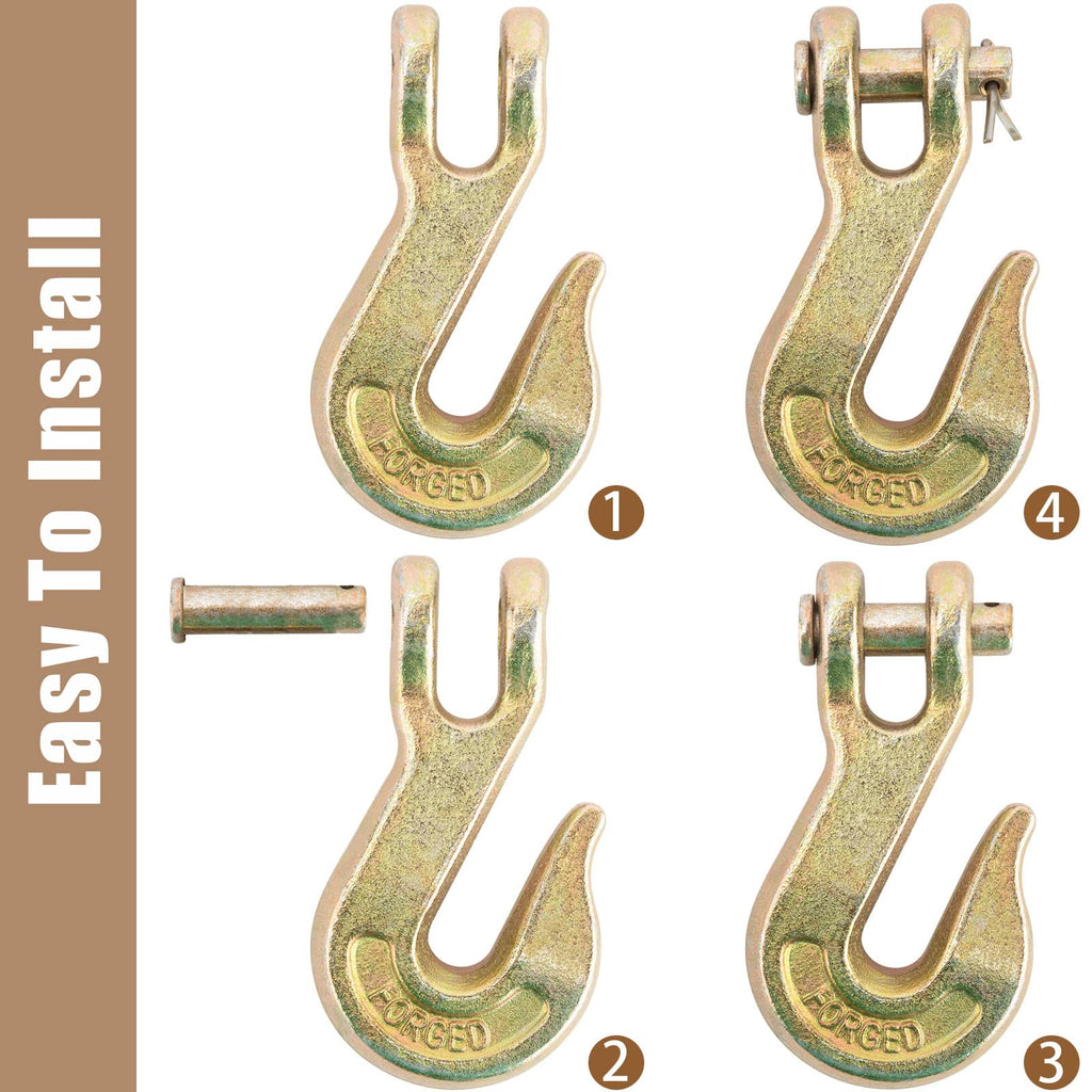3/8" Grade 70 Clevis Grab Hook 10 Pack H49251
