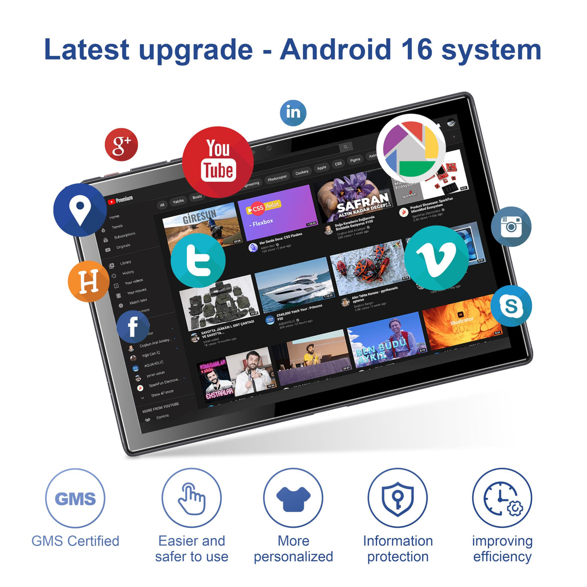 10.1 inch Android 16 Tablet J17312