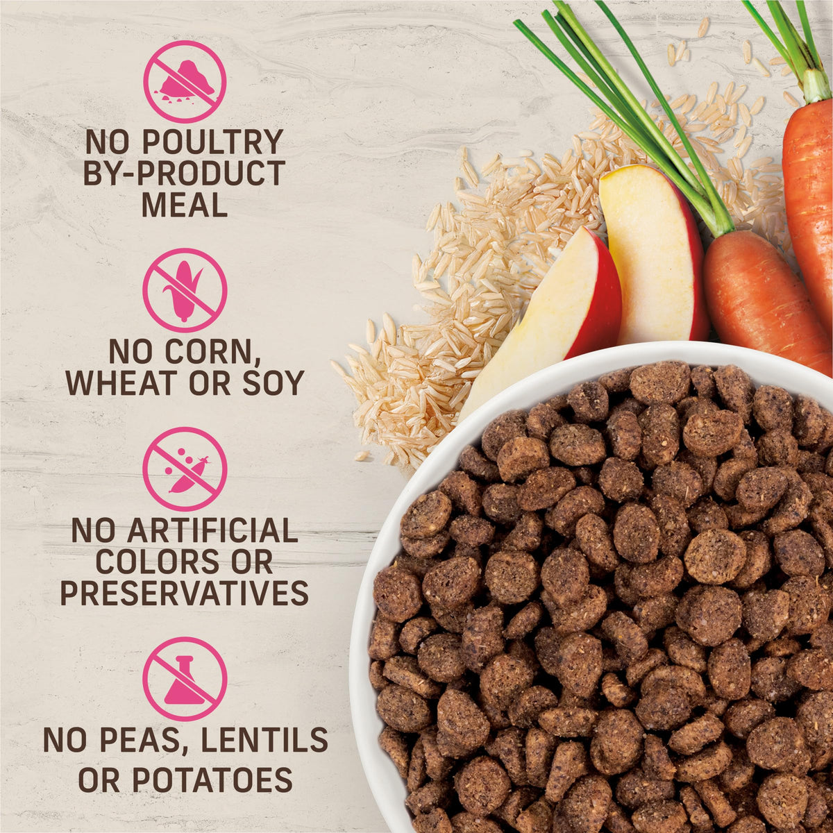 Dry Dog Food for Small Dogs 4 lb Bag Y59351