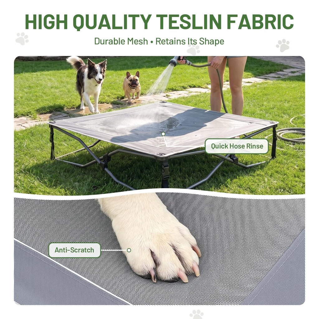 Elevated Cooling Dog Bed with Breathable Mesh K908095