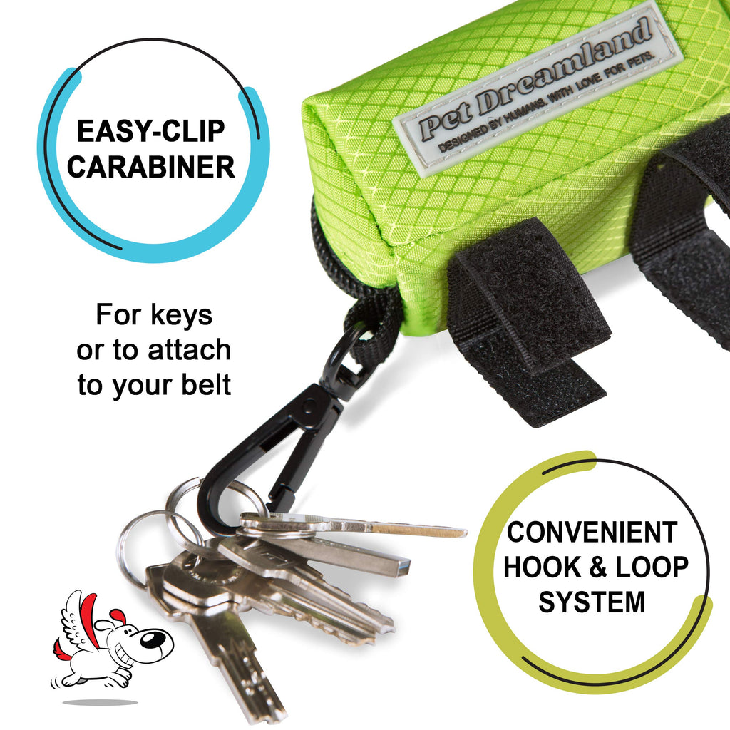 Hands Free Dog Leash for Large Dogs with Poop Bag Dispenser E6227